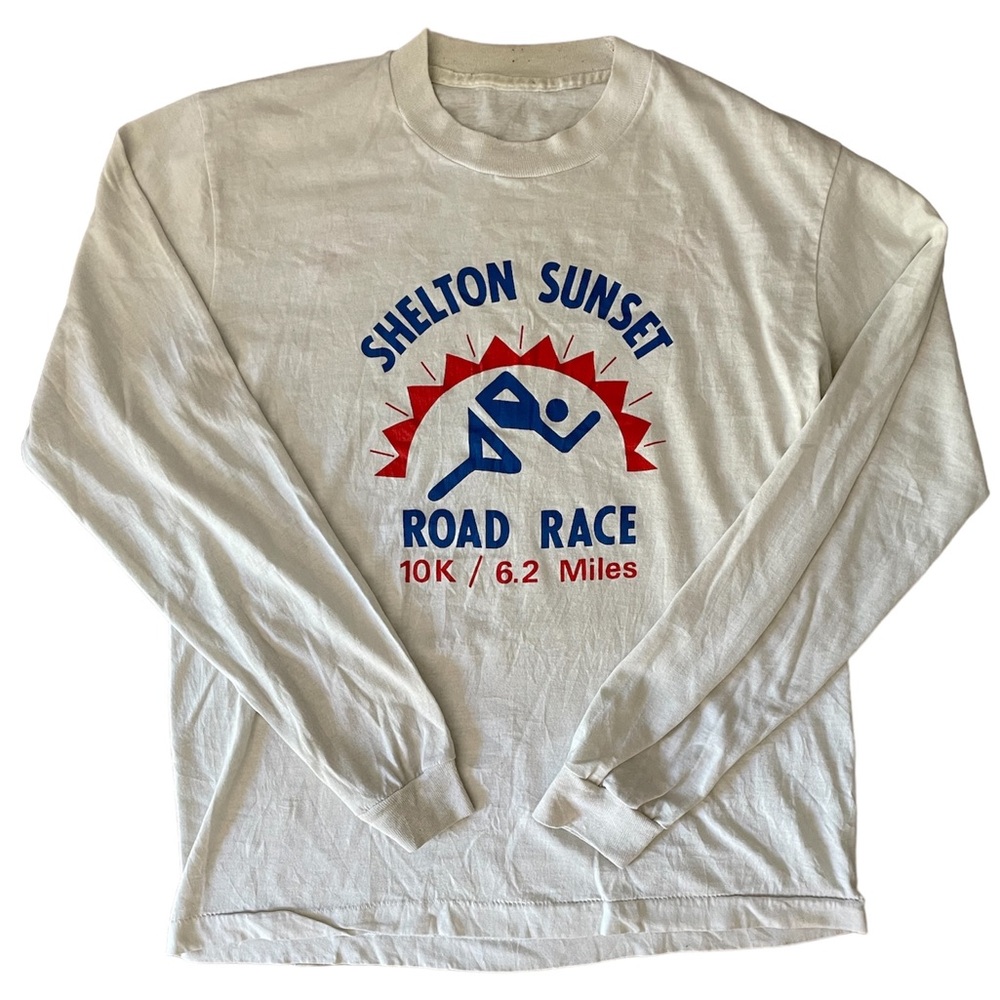 Vintage 90s 10k long sleeve race shirt